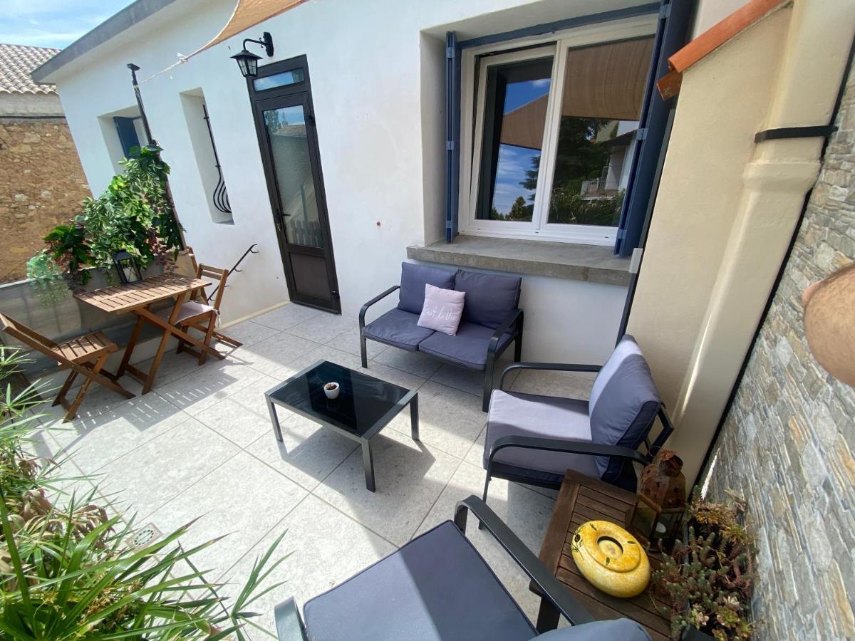 L'Esplanade, Appartement En Centre-Ville Au Calme Puisserguier Exterior foto
